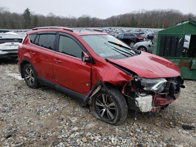  TOYOTA RAV4 2017 Czerwony