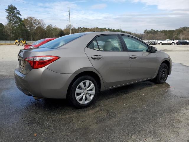  TOYOTA COROLLA 2016 tan