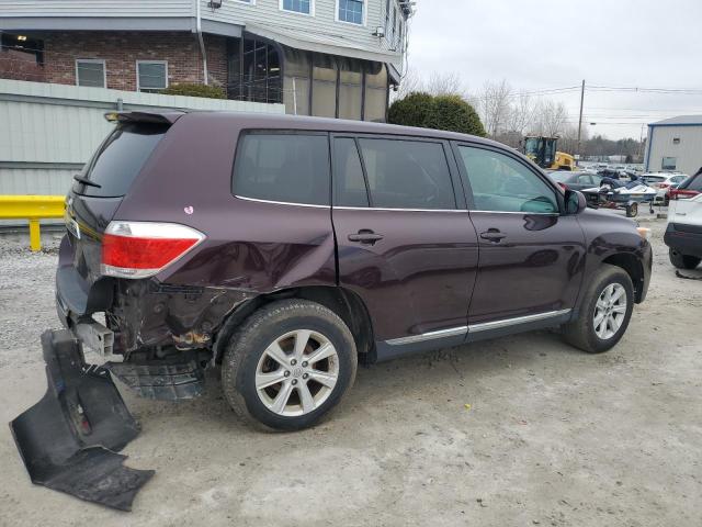  TOYOTA HIGHLANDER 2013 Burgundy