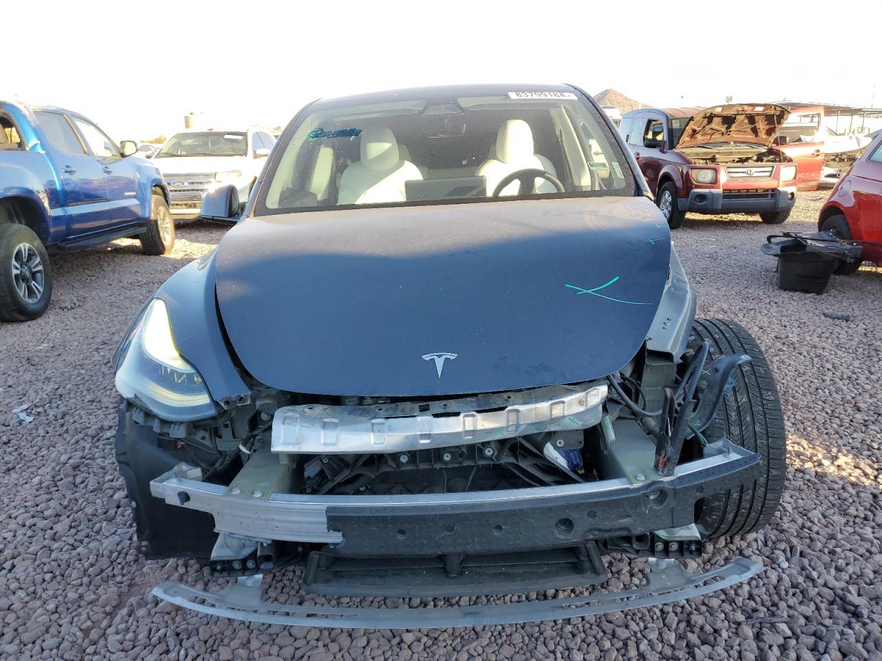 VIN 7SAYGDEF9NF415641 2022 TESLA MODEL Y no.5