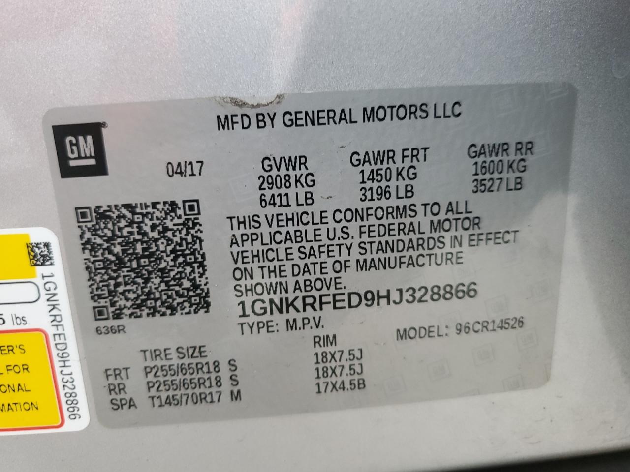 2017 Chevrolet Traverse - Image 14