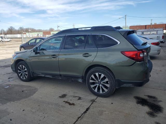  SUBARU OUTBACK 2016 Зеленый