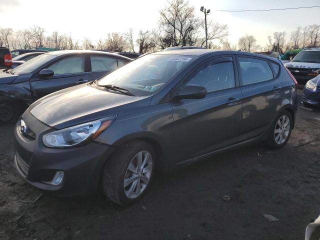 Hatchbacks HYUNDAI ACCENT 2012 Gray