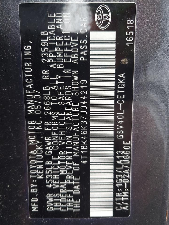 2007 Toyota Camry - Image 12