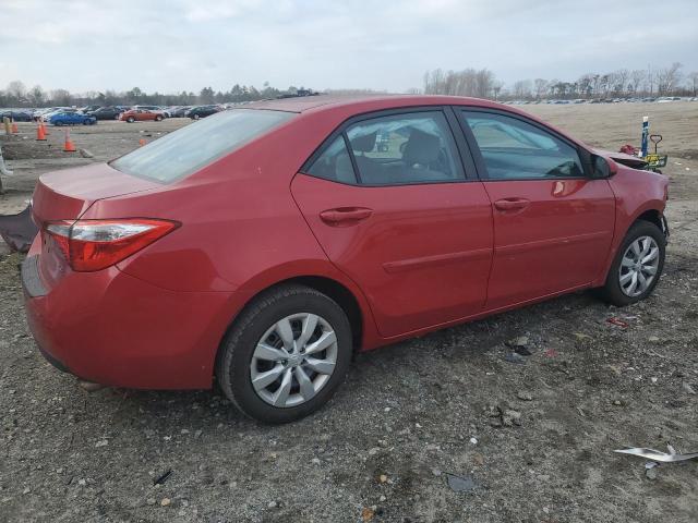  TOYOTA COROLLA 2014 Red