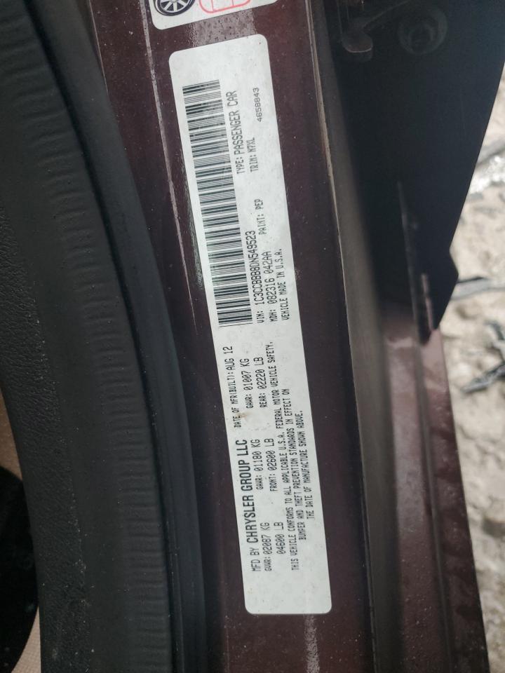 2013 Chrysler 200 Touring VIN: 1C3CCBBB8DN549523 Lot: 65959195