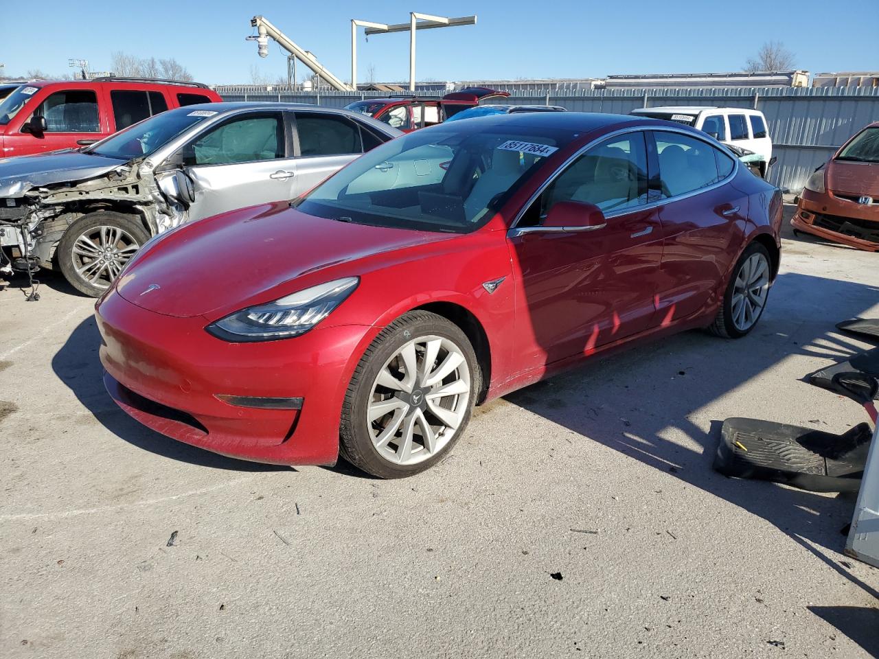 2019 Tesla Model 3 იყიდება Kansas City-ში, KS - Front End