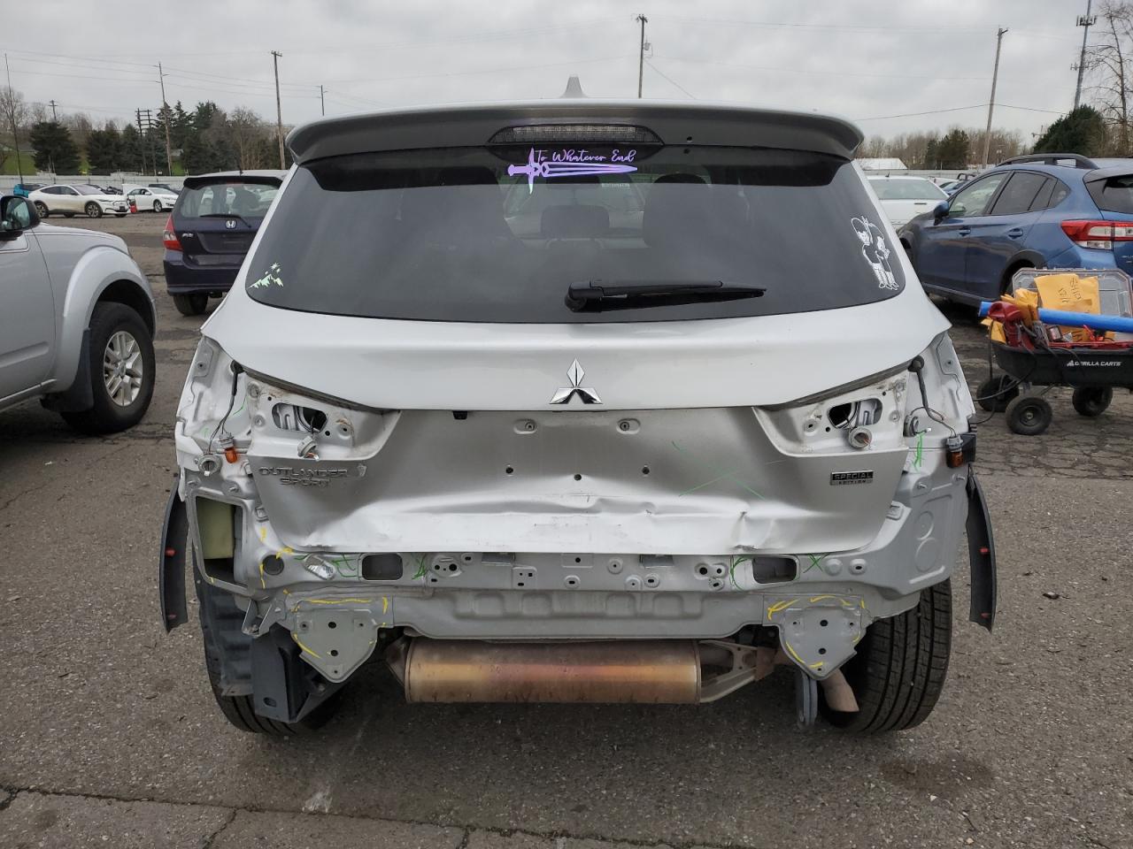 2020 Mitsubishi Outlander Sport Es VIN: JA4AR3AU8LU010425 Lot: 84102474