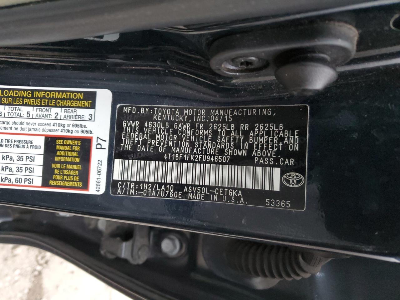 2015 Toyota Camry - Image 14