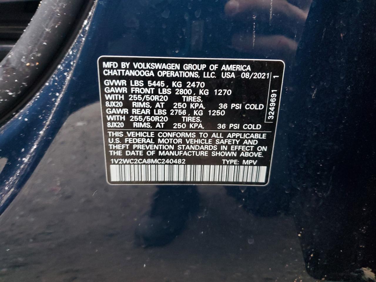 2021 Volkswagen Atlas - Image 14