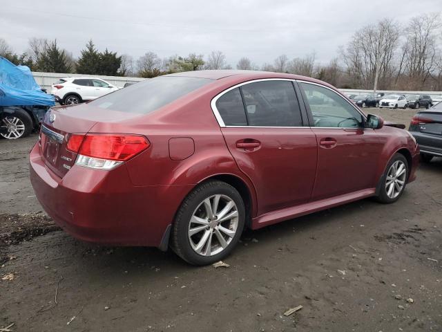  SUBARU LEGACY 2013 Czerwony