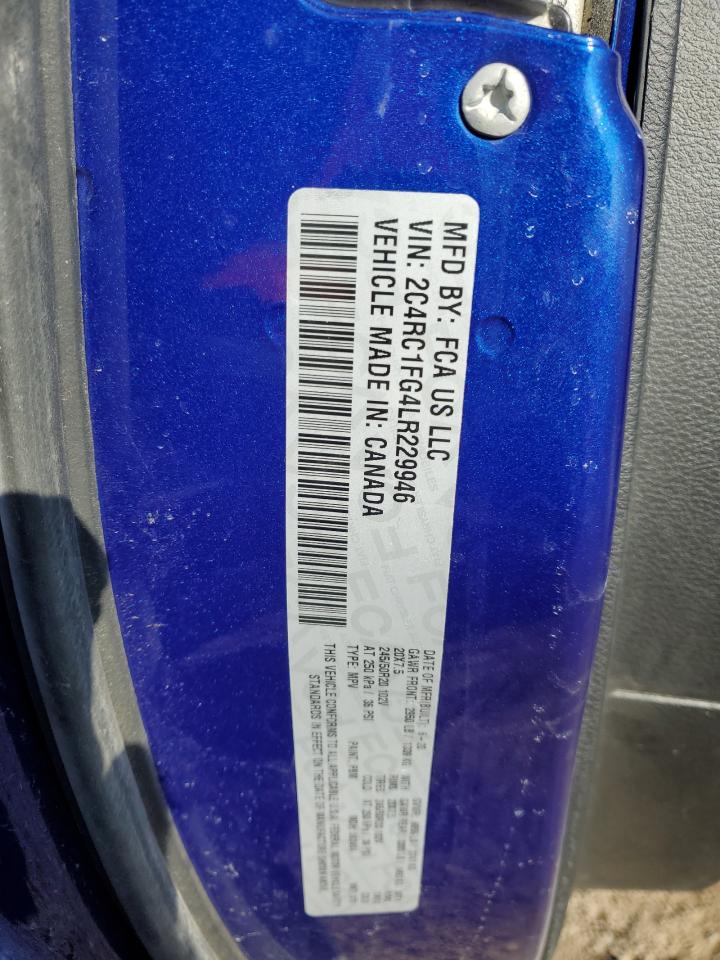 2020 Chrysler Pacifica Touring VIN: 2C4RC1FG4LR229946 Lot: 82156414