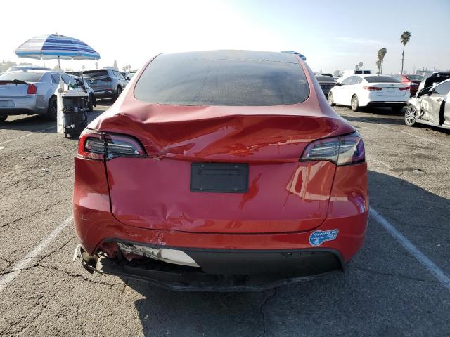  TESLA MODEL Y 2021 Красный
