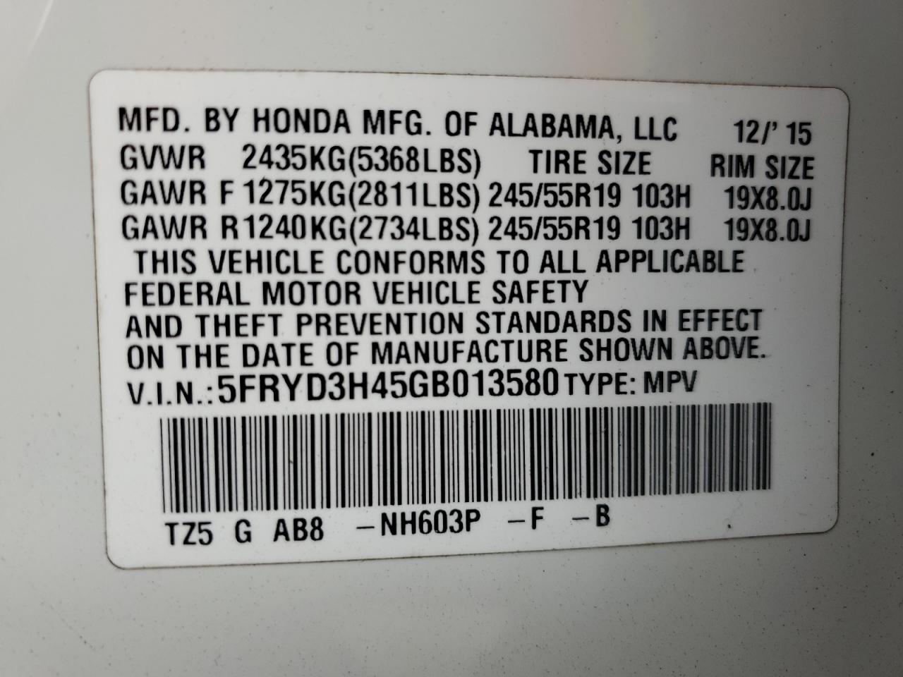 2016 Acura MDX - Image 15