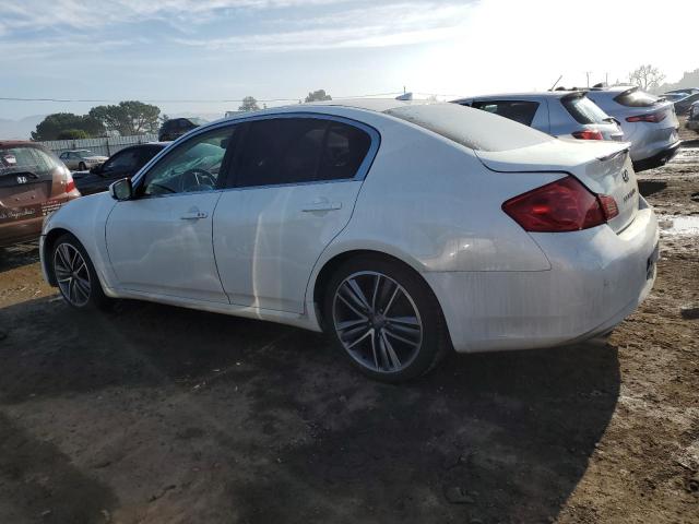  INFINITI G37 2012 White