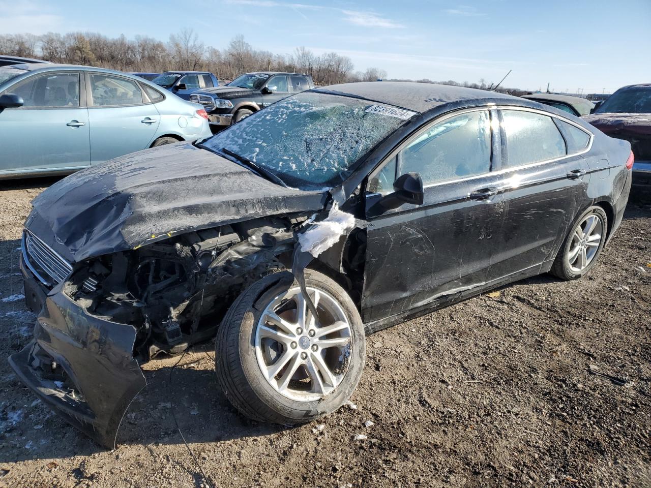 VIN 3FA6P0HD3JR223783 2018 FORD FUSION no.1