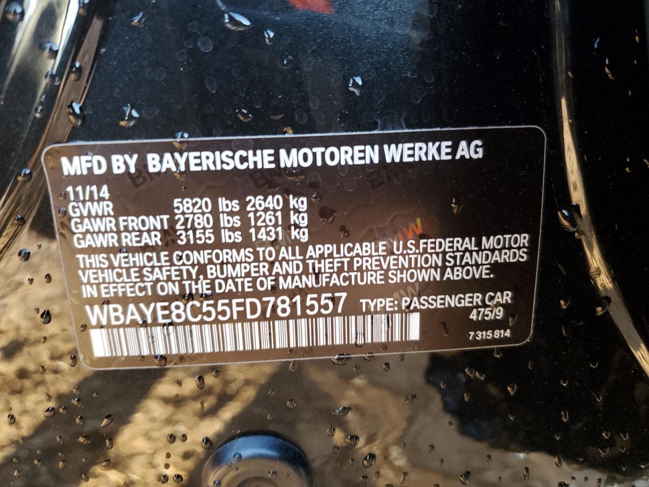 2015 BMW 7er - Image 13