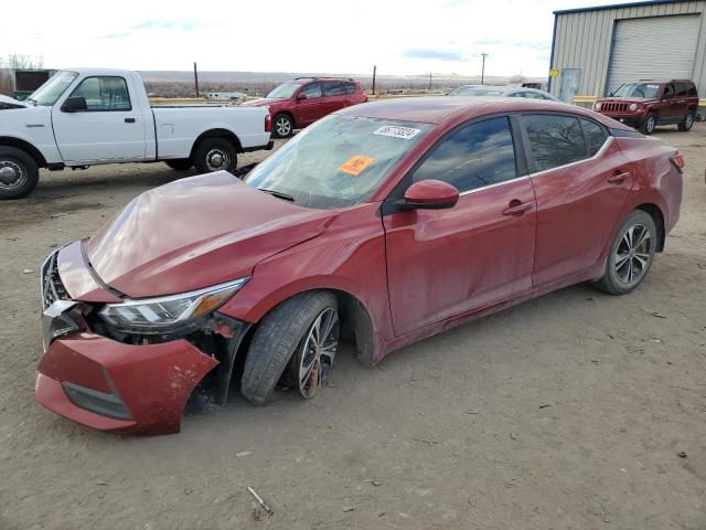  NISSAN SENTRA 2022 Czerwony