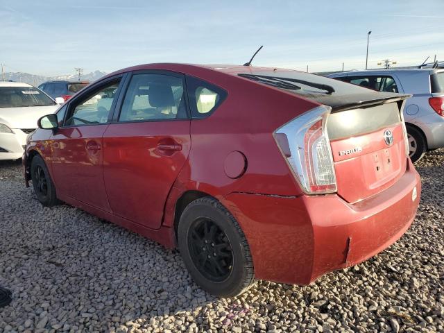  TOYOTA PRIUS 2014 Червоний