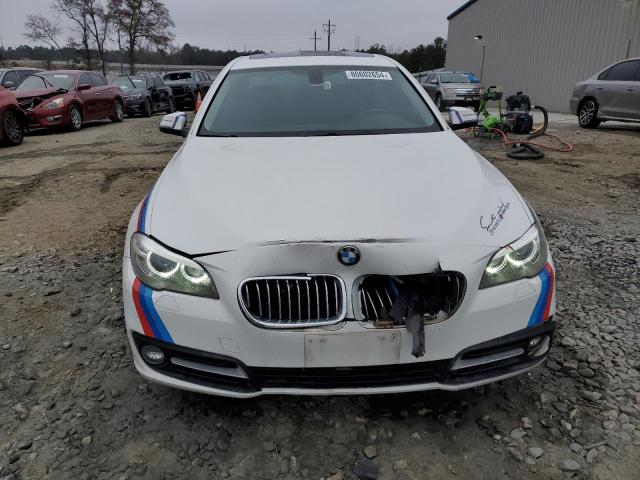  BMW 5 SERIES 2015 White