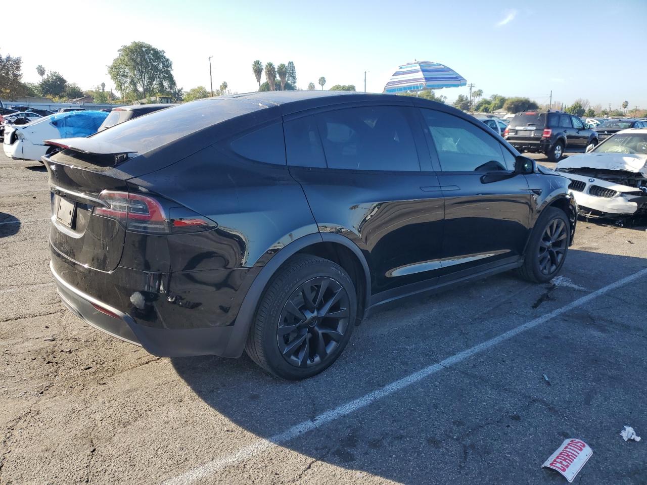 VIN 7SAXCBE5XNF362497 2022 TESLA MODEL X no.3