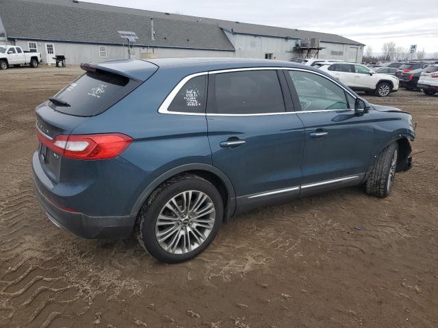  LINCOLN MKX 2016 Синий