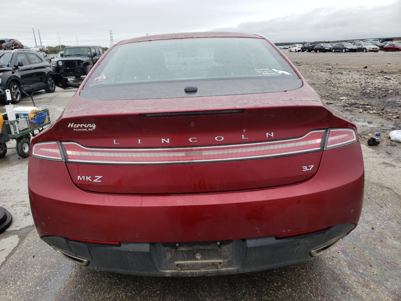 VIN 3LN6L2GK4ER820802 2014 LINCOLN MKZ no.6