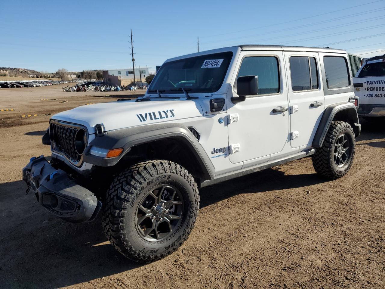 2024 Jeep Wrangler 4Xe للبيع في Colorado Springs، CO - Front End