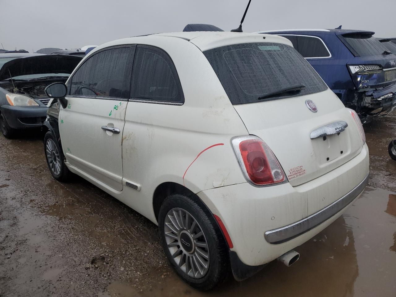 2012 Fiat 500 Lounge VIN: 3C3CFFCR3CT106544 Lot: 86909104