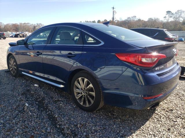  HYUNDAI SONATA 2017 Синий