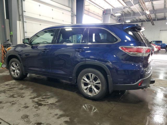  TOYOTA HIGHLANDER 2015 Blue