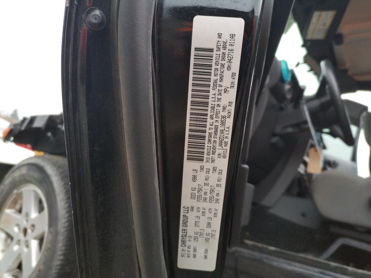 2010 Jeep Wrangler Sport VIN: 1J4AA2D1XAL188536 Lot: 84993664