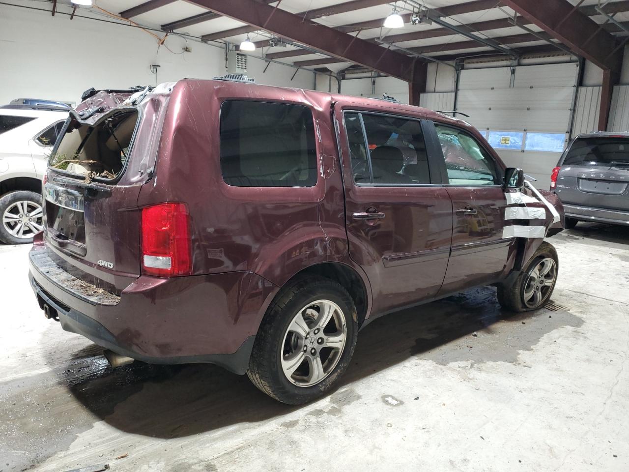 VIN 5FNYF4H76EB012463 2014 HONDA PILOT no.3