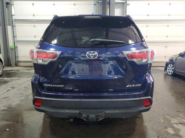  TOYOTA HIGHLANDER 2015 Blue