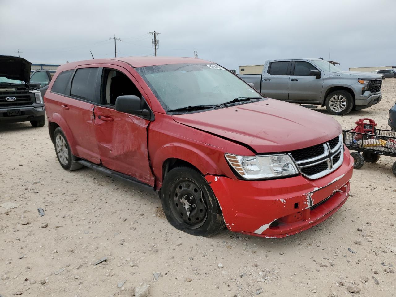 VIN 3C4PDCABXFT645531 2015 DODGE JOURNEY no.4