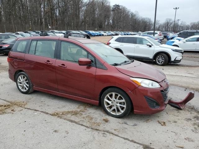  MAZDA 5 2012 Czerwony