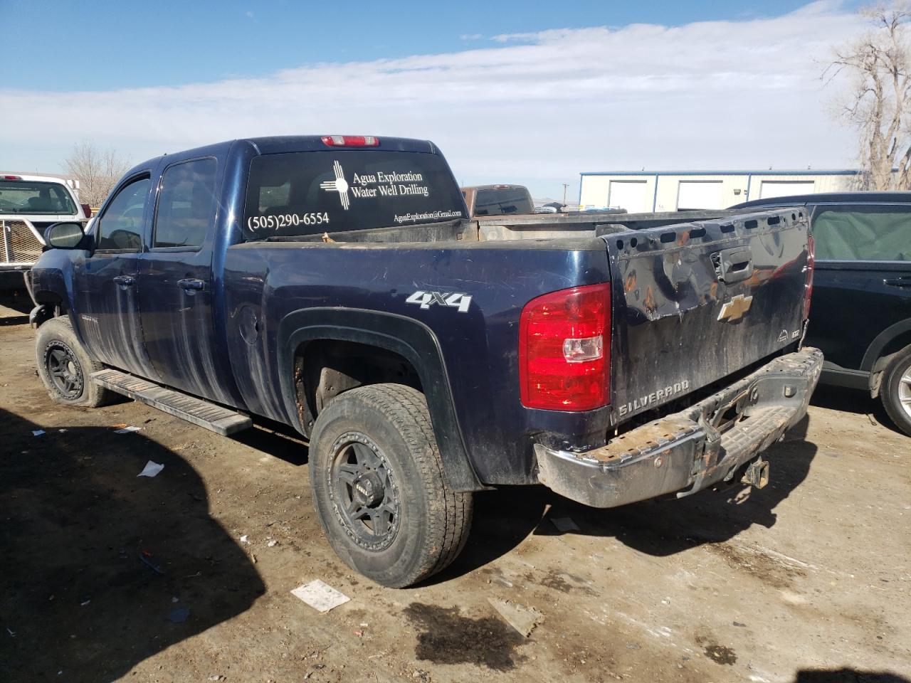 2011 Chevrolet Silverado K2500 Heavy Duty Ltz blue other diesel 1GC1KYC80BF148759 photo #3
