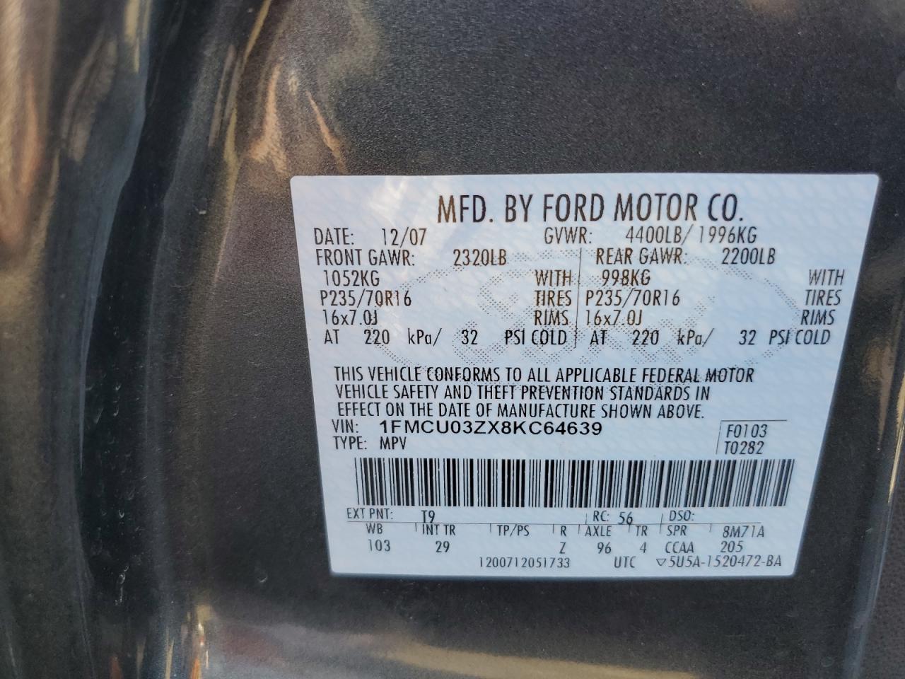 2008 Ford Escape - Image 12