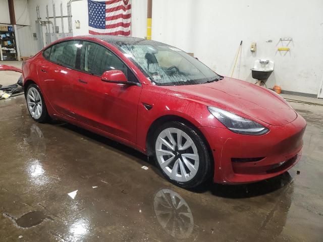  TESLA MODEL 3 2022 Red