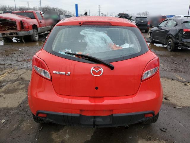  MAZDA 2 2012 Czerwony