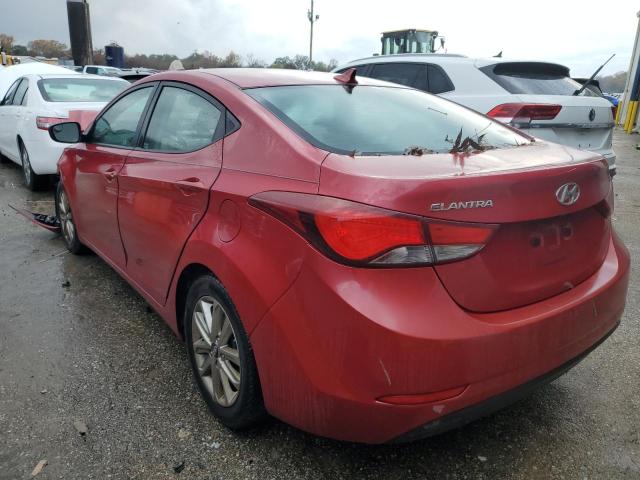  HYUNDAI ELANTRA 2015 Red