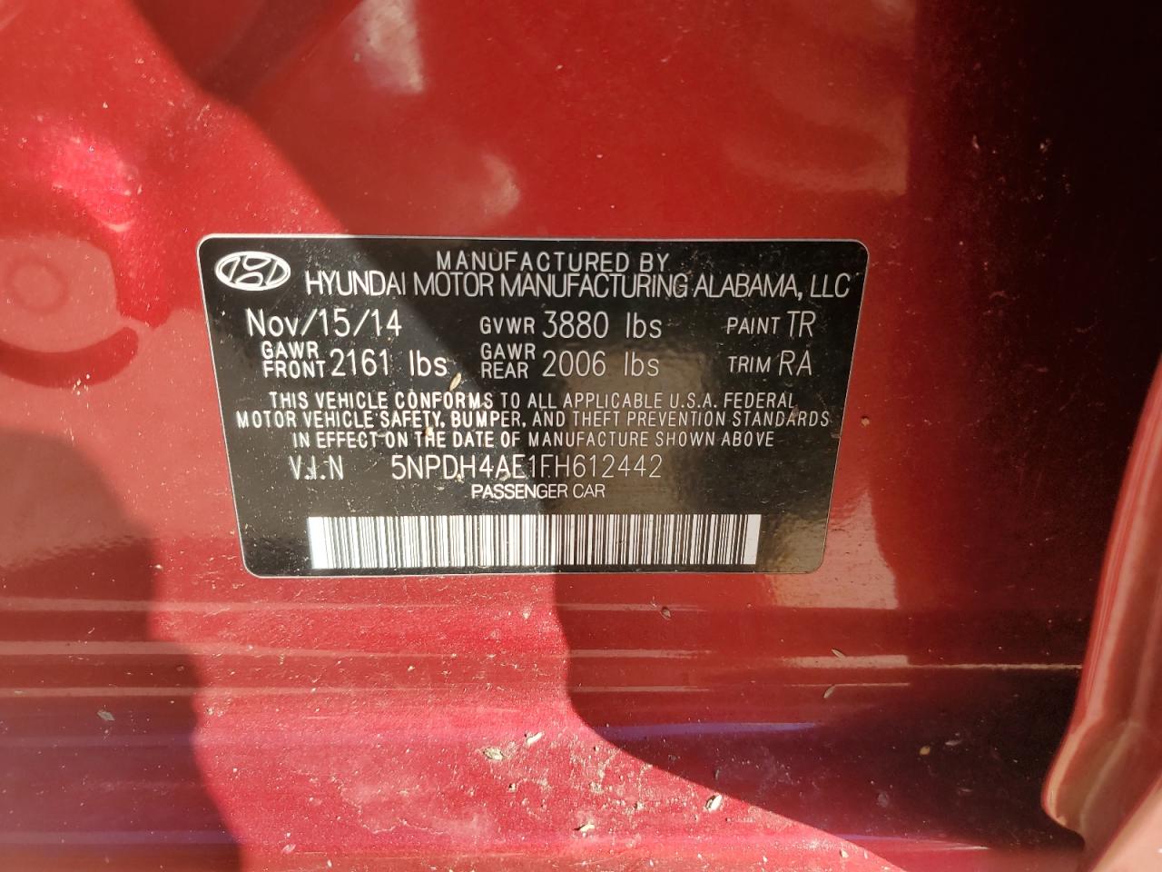 2015 Hyundai Elantra - Image 15