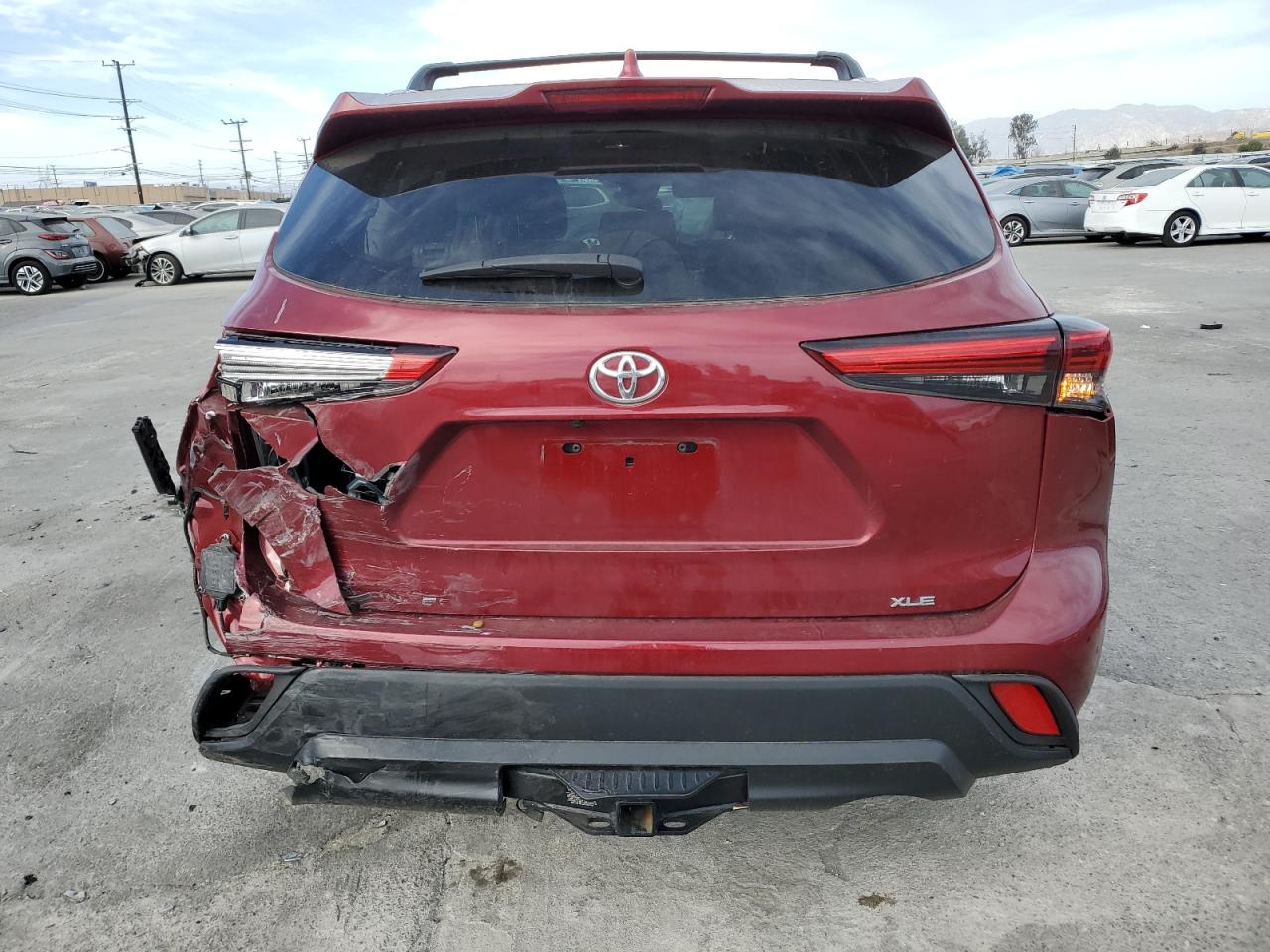 VIN 5TDHZRAHXMS527581 2021 TOYOTA HIGHLANDER no.6