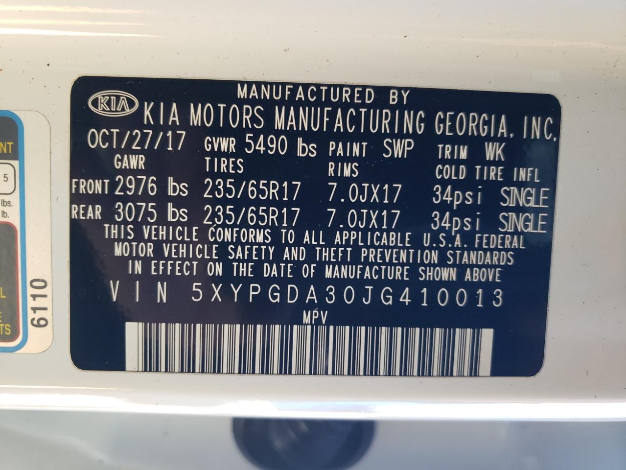 2018 Kia Sorento - Image 16