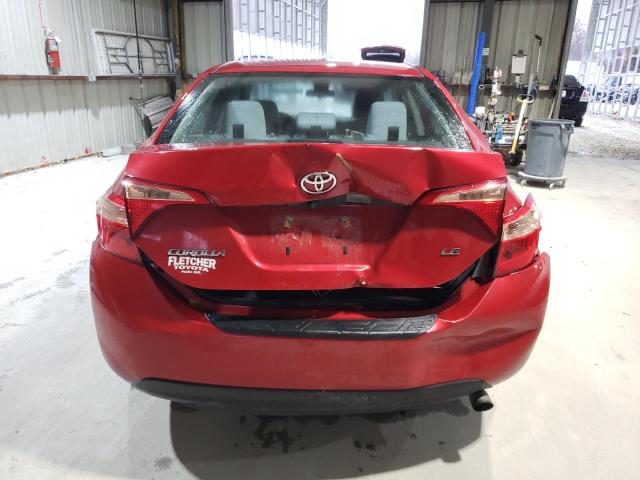  TOYOTA COROLLA 2019 Red