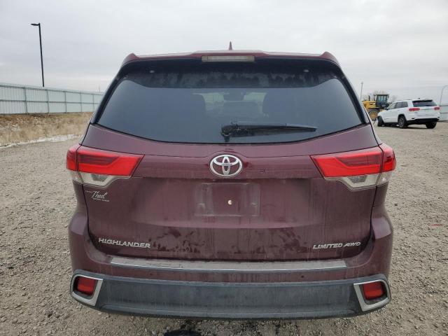  TOYOTA HIGHLANDER 2017 Bordowy