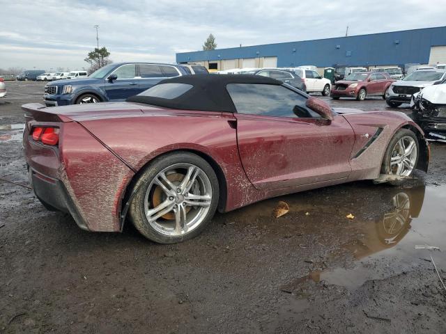 Cabriolets CHEVROLET CORVETTE 2016 Burgundy