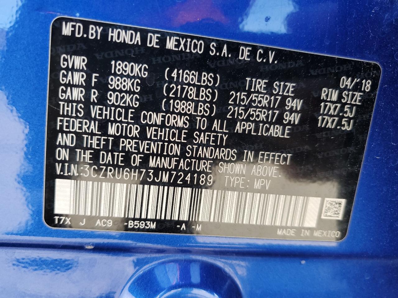 2018 Honda HR-V - Image 14