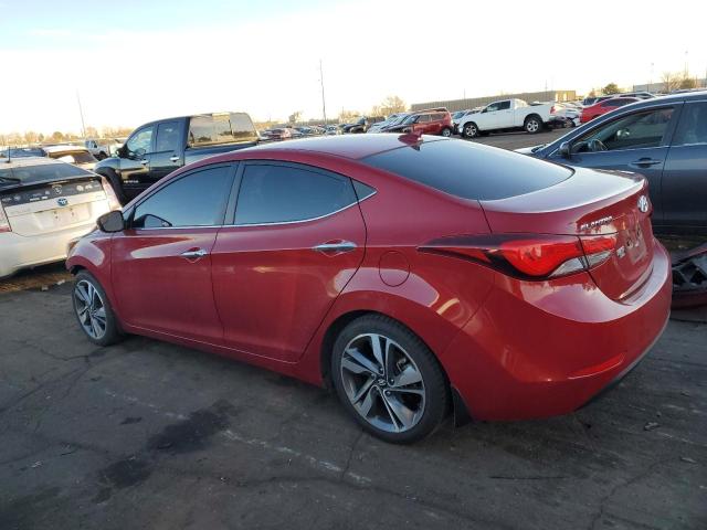  HYUNDAI ELANTRA 2016 Red