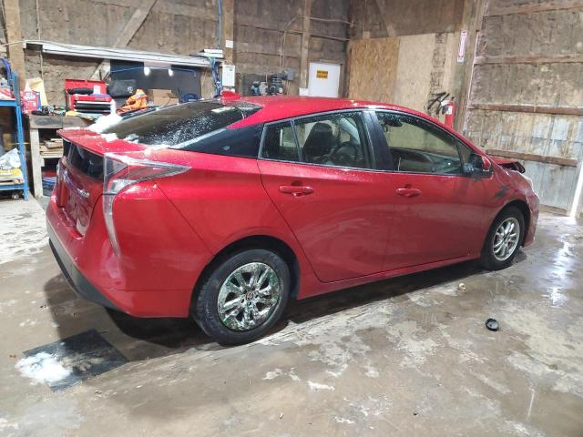  TOYOTA PRIUS 2017 Czerwony